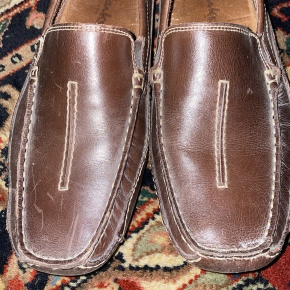 Men’s Clarks Loafers Clarks Driving Shoes Men’s Moccasins sz 9 Men’s Loafers - Picture 3 of 12